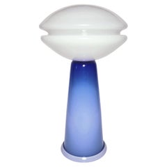 Groove Series Futura Table Lamp in Blue, Contemporary Lighting Design