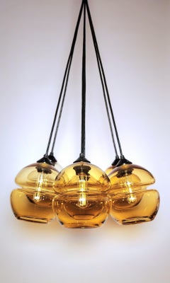 Groove Series Sfera Chandelier Customizable Modern Handmade Lighting