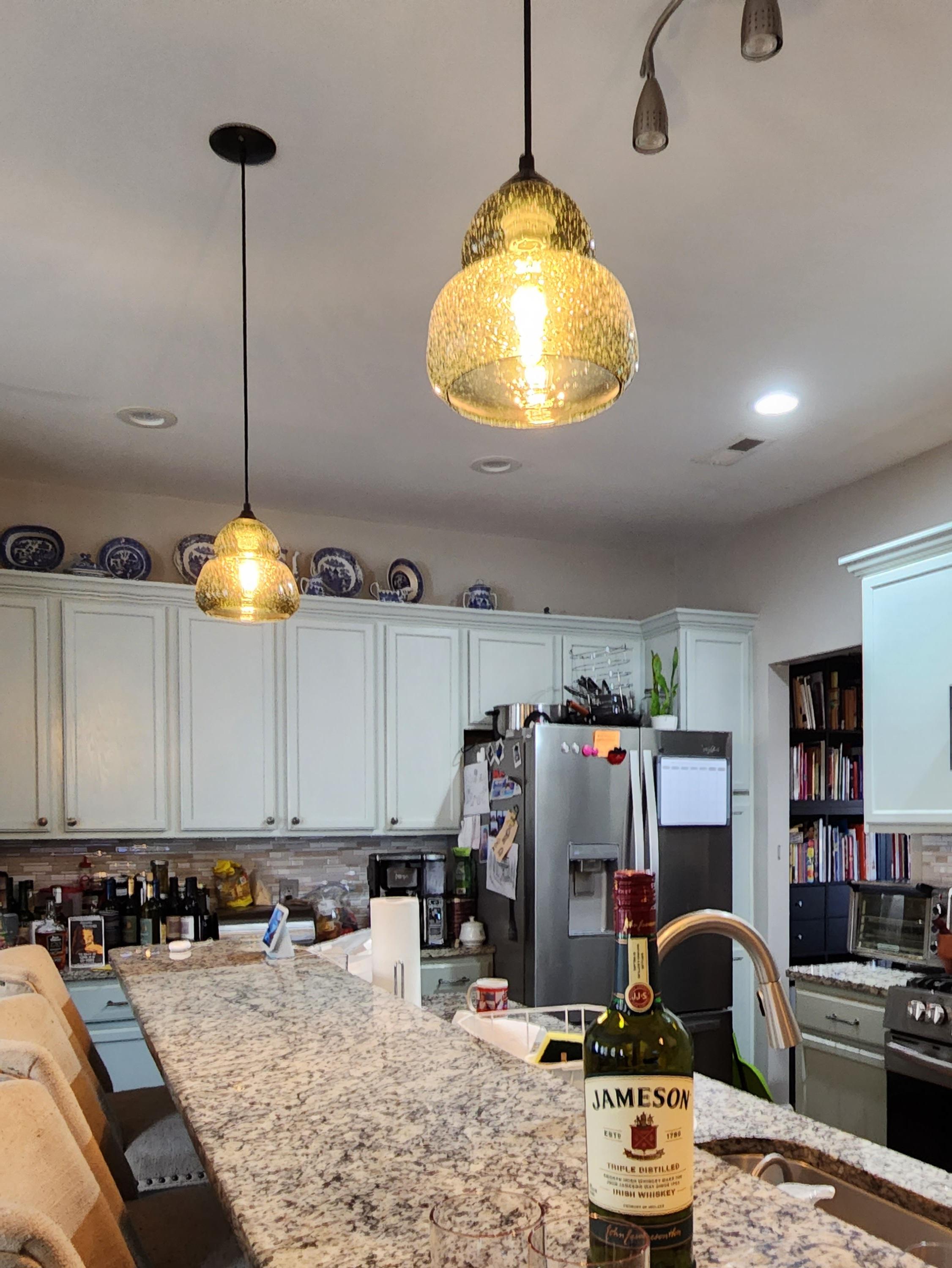 Groove Series Socket Pendant, Modern Handmade Glass Lighting In New Condition For Sale In New York, NY