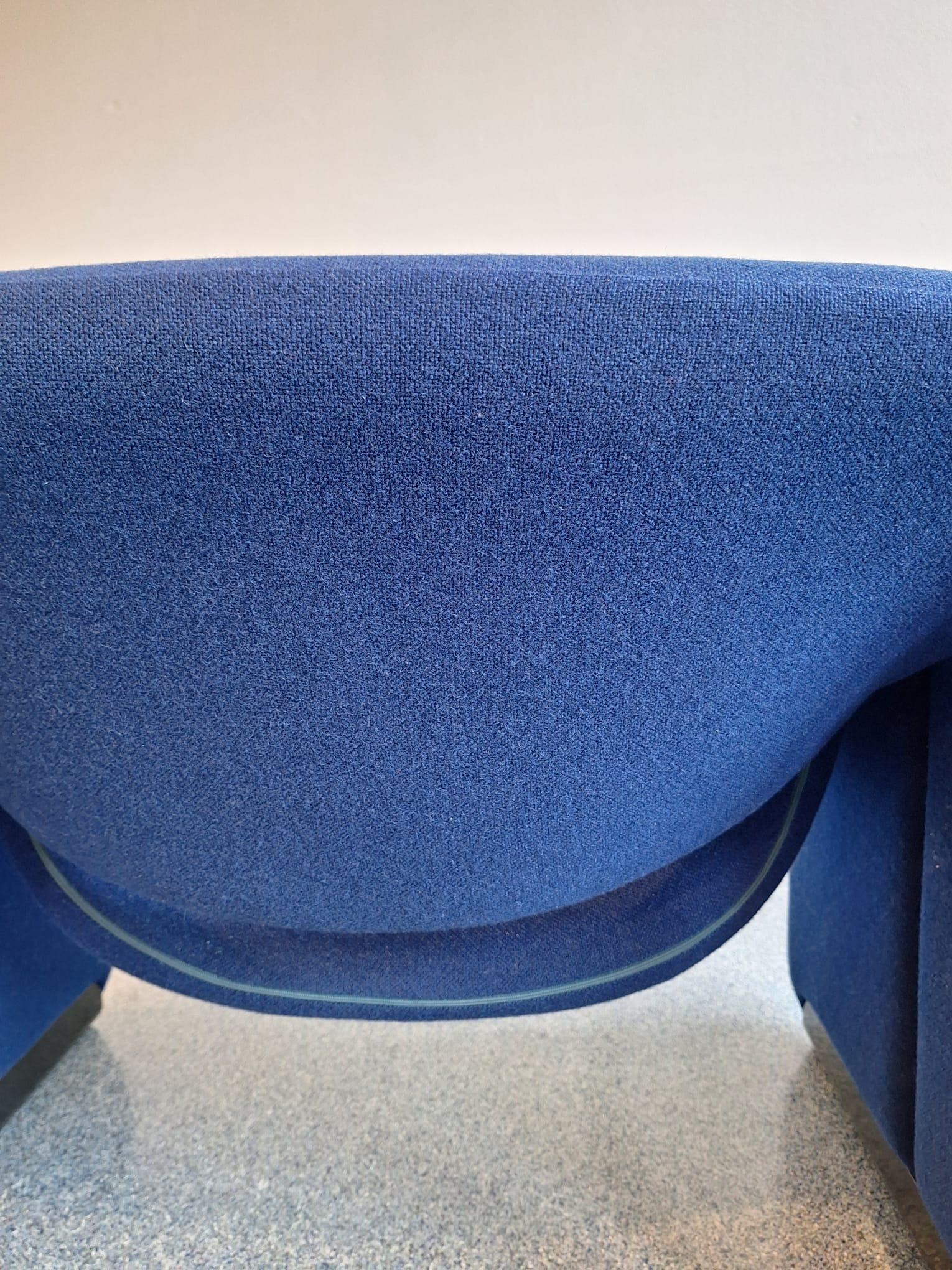 Groovy Stuhl in blau von Pierre Paulin für Artifort im Angebot 6