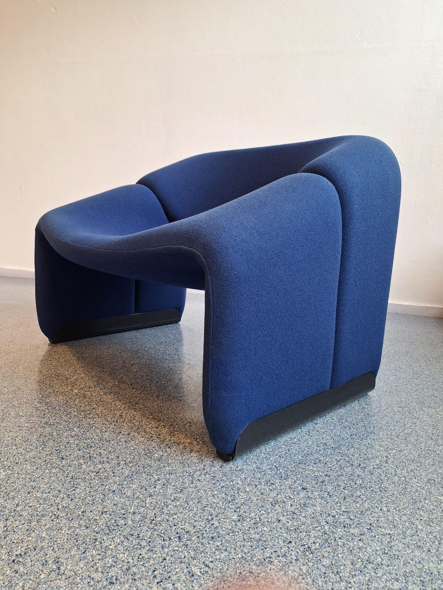 Groovy Stuhl in blau von Pierre Paulin für Artifort im Angebot 11