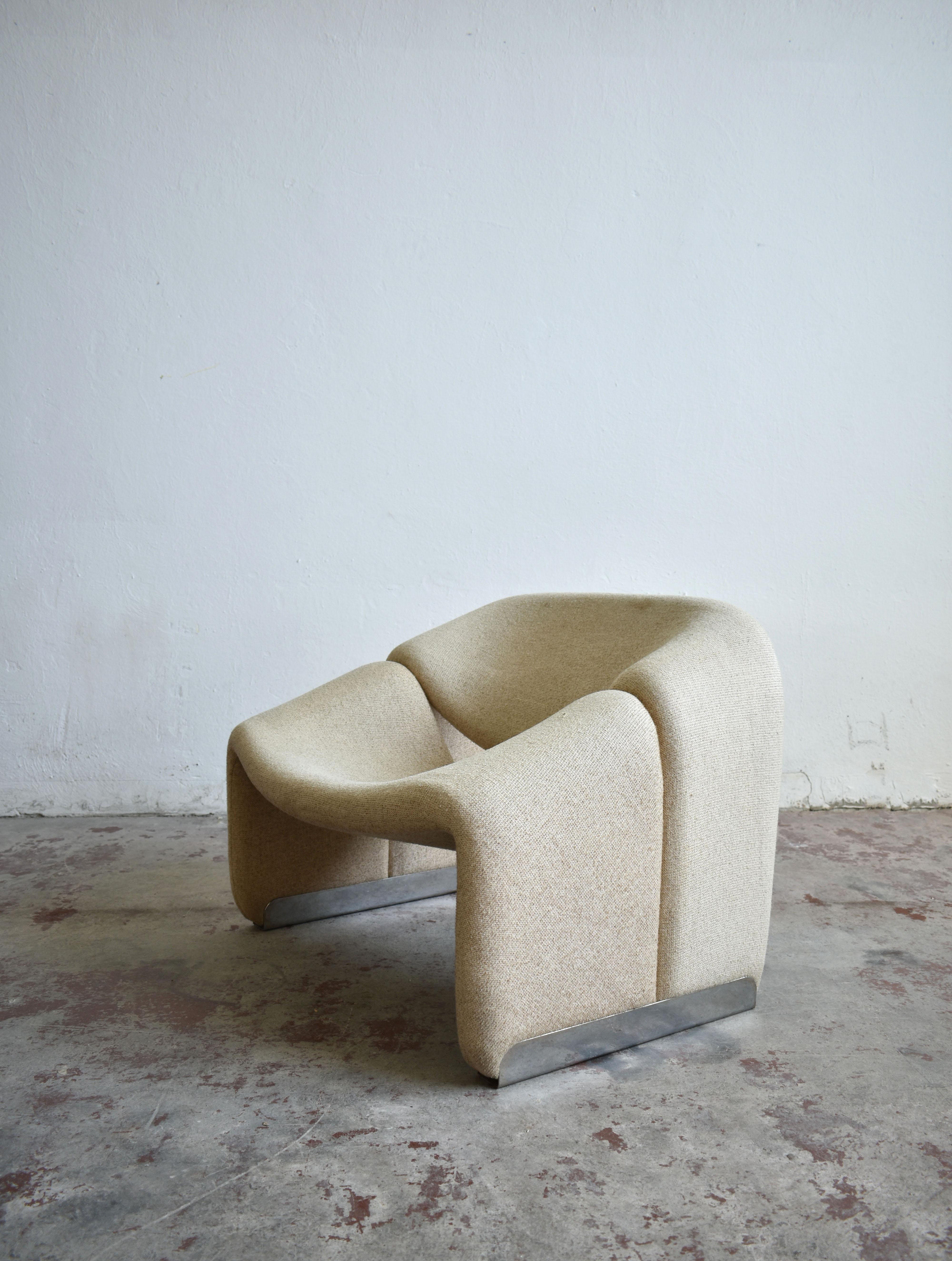 Groovy Lounge Chair by Pierre Paulin for Artifort, France, 1970s In Fair Condition In Zagreb, HR