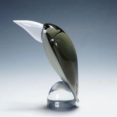 Grosbeak Glass Sculpture by Livio Seguso for Gral Germany ca. 1970s