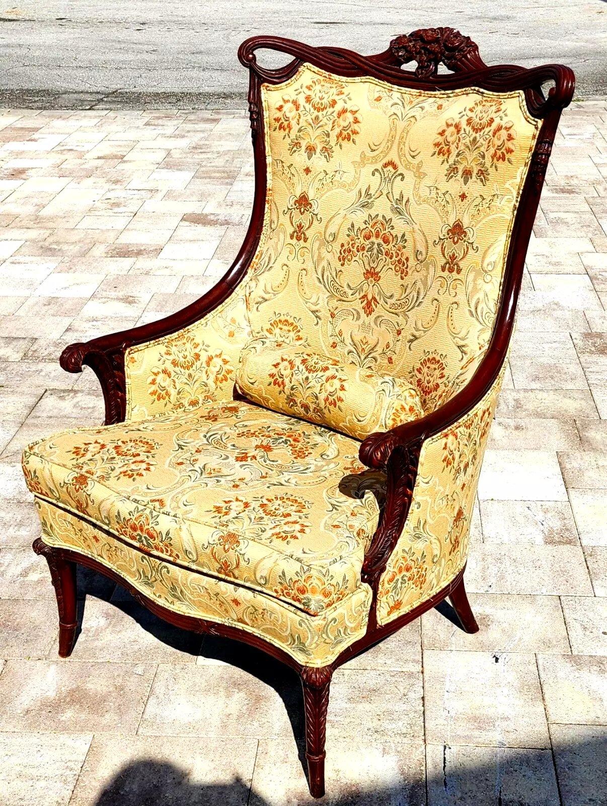 GROSFELD HOUSE Armchair Antique Museum Quality For Sale 4