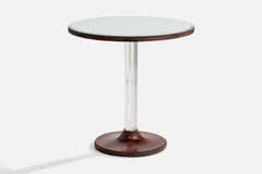 Grosfeld House Attribution, Side Table, Wood, Lucite, Mirror, USA, 1940s