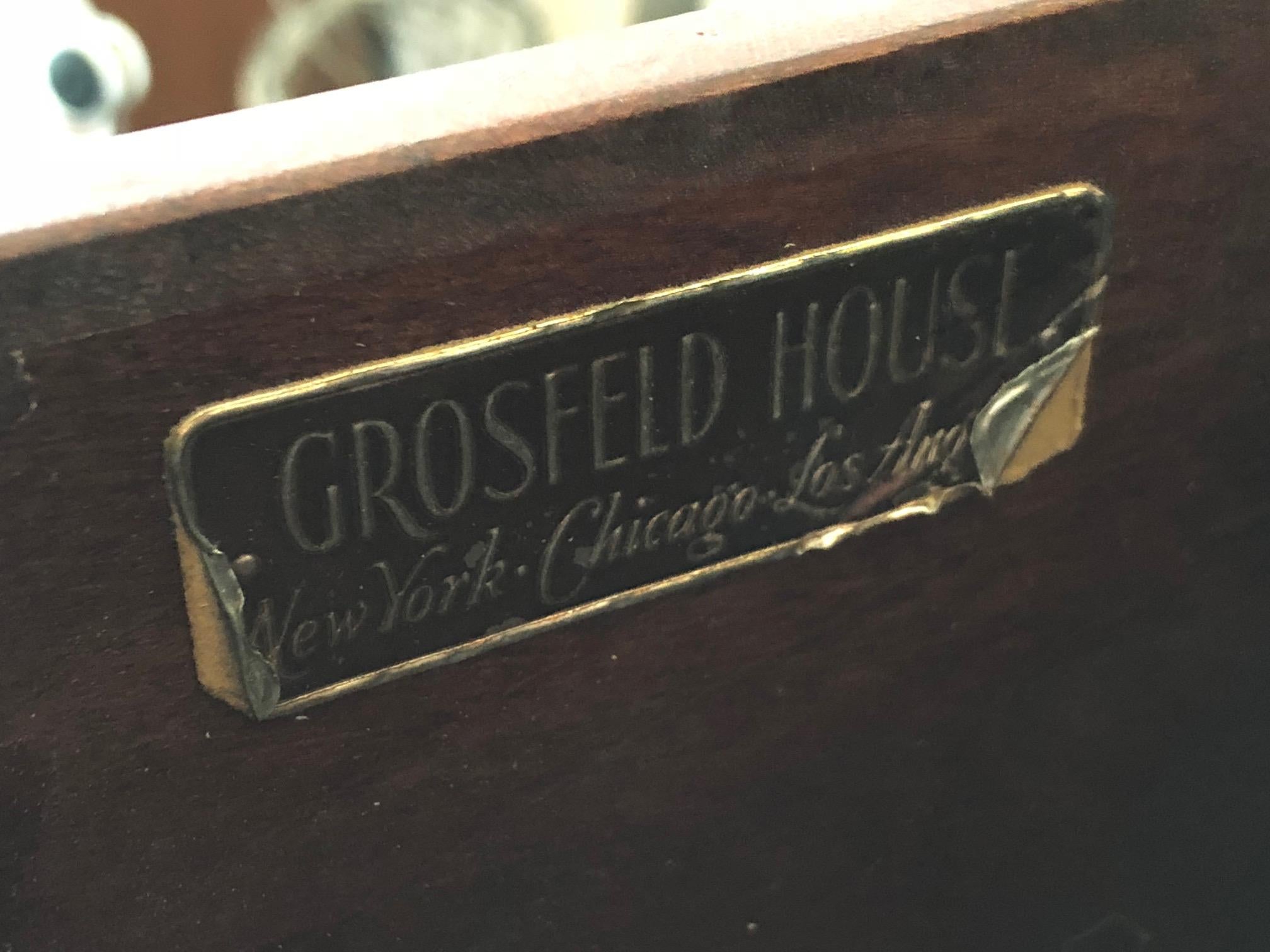 American Grosfeld House Chest or Secretary, 1940s For Sale