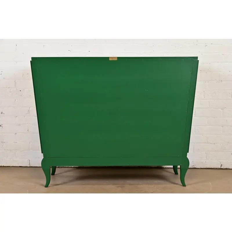Grosfeld House French Provincial Louis XV Chest of Drawers, Newly Refinished For Sale 8