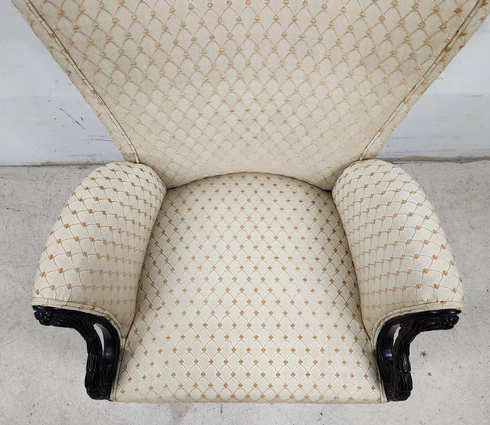 Grosfeld House French Wingback Armchair For Sale 4