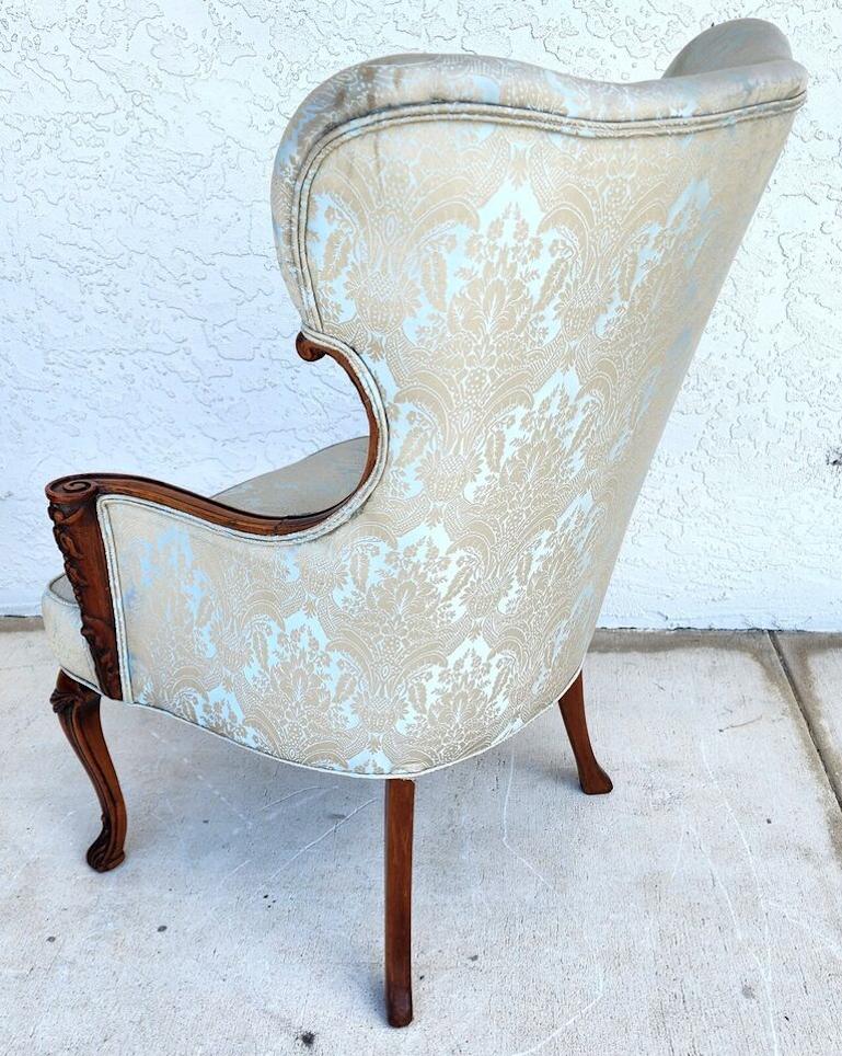 Grosfeld House French Wingback Armchair For Sale 6