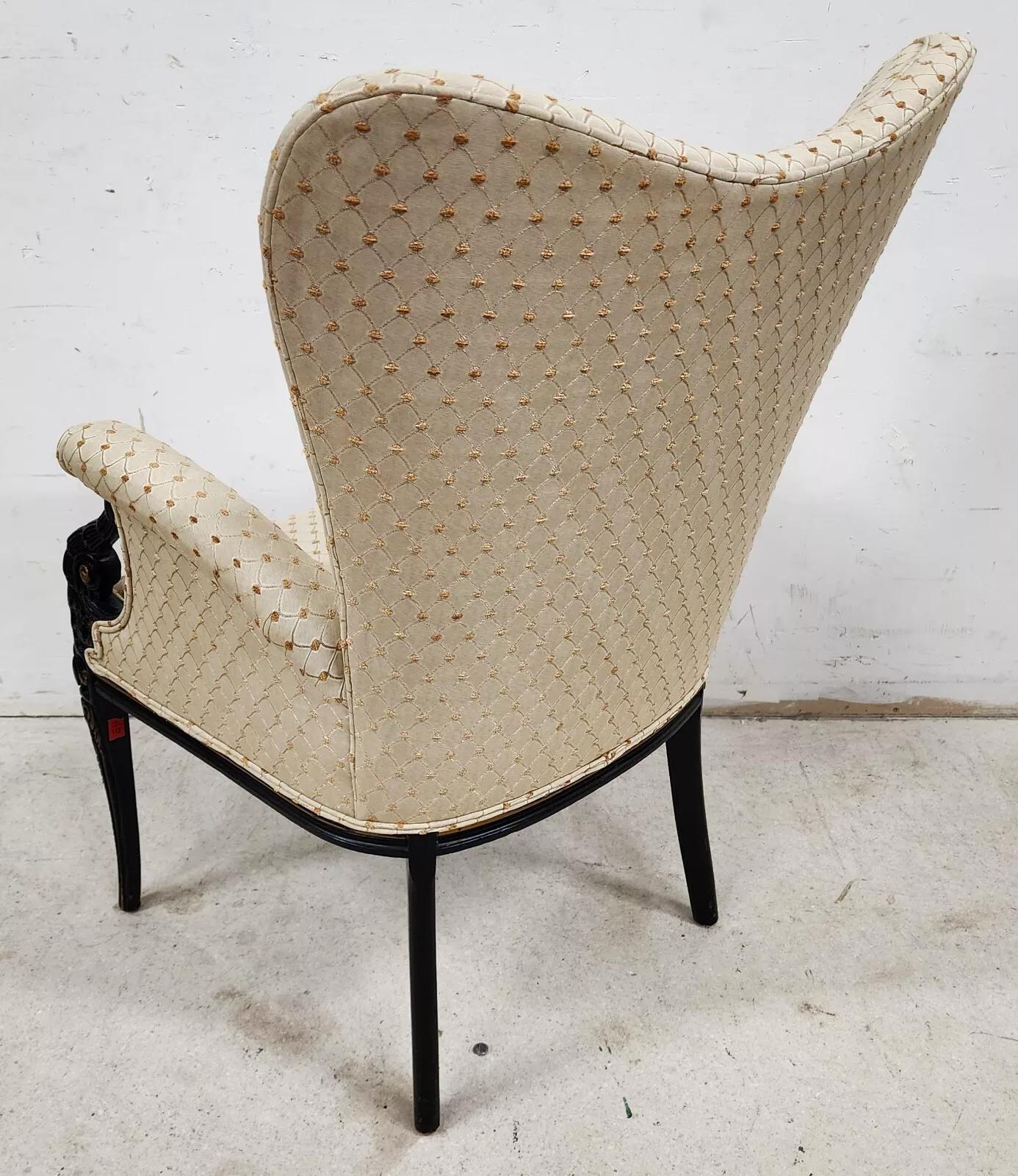 Grosfeld House French Wingback Armchair For Sale 6