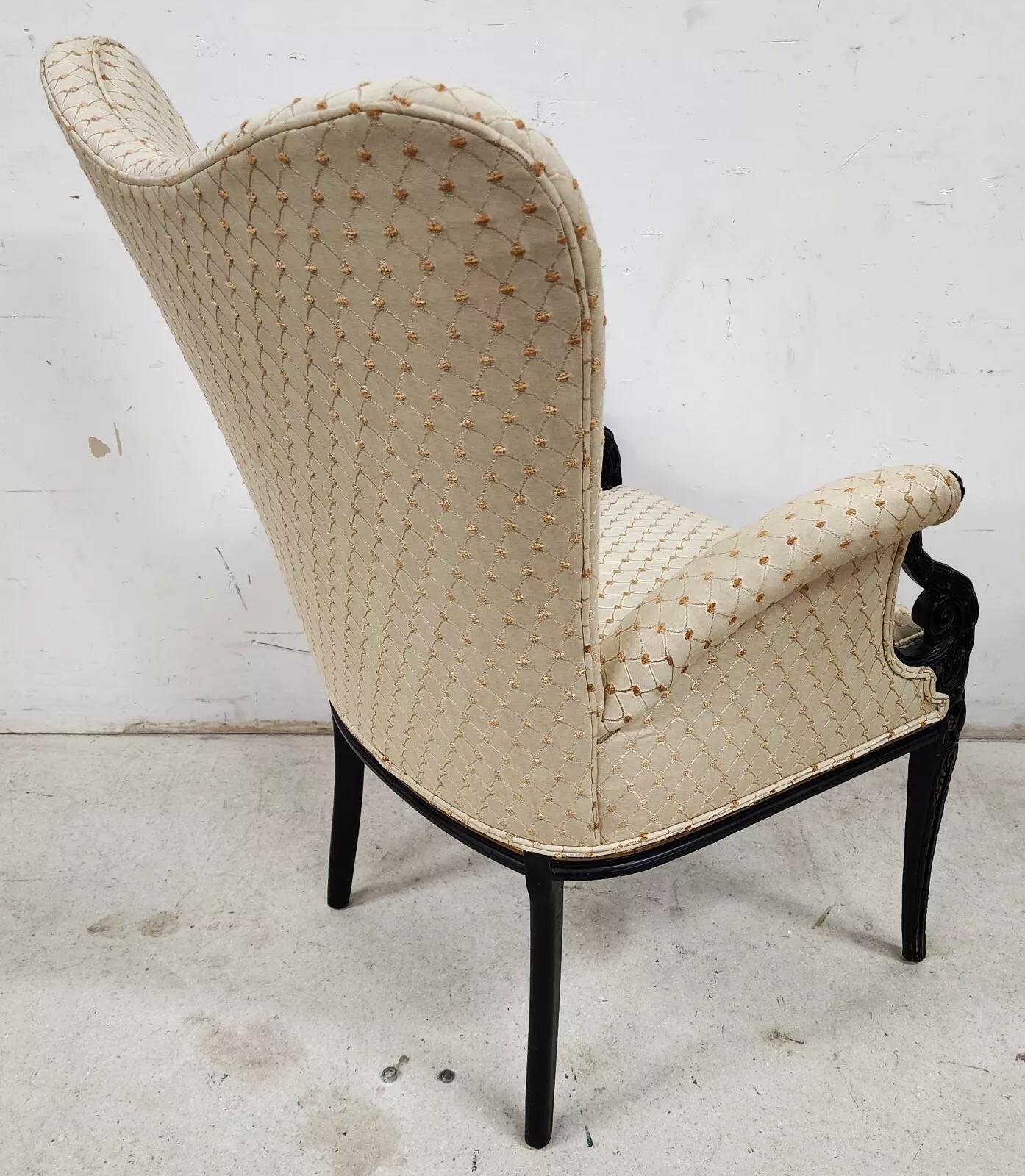 Grosfeld House French Wingback Armchair For Sale 8