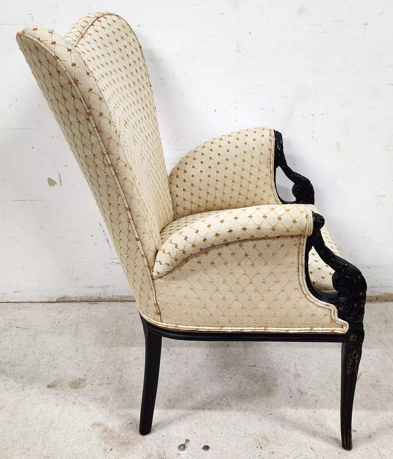 Grosfeld House French Wingback Armchair For Sale 9