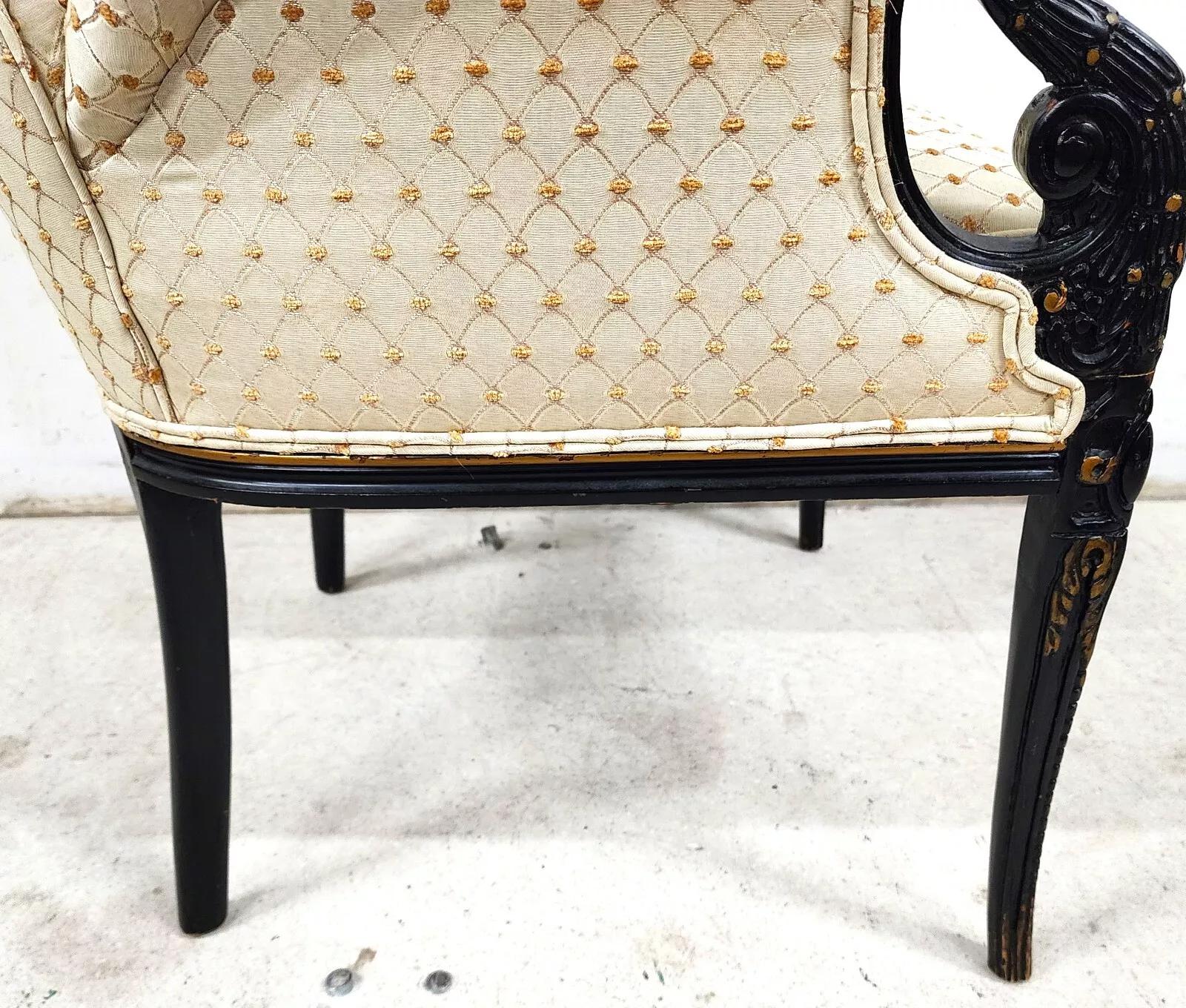 Grosfeld House French Wingback Armchair For Sale 10