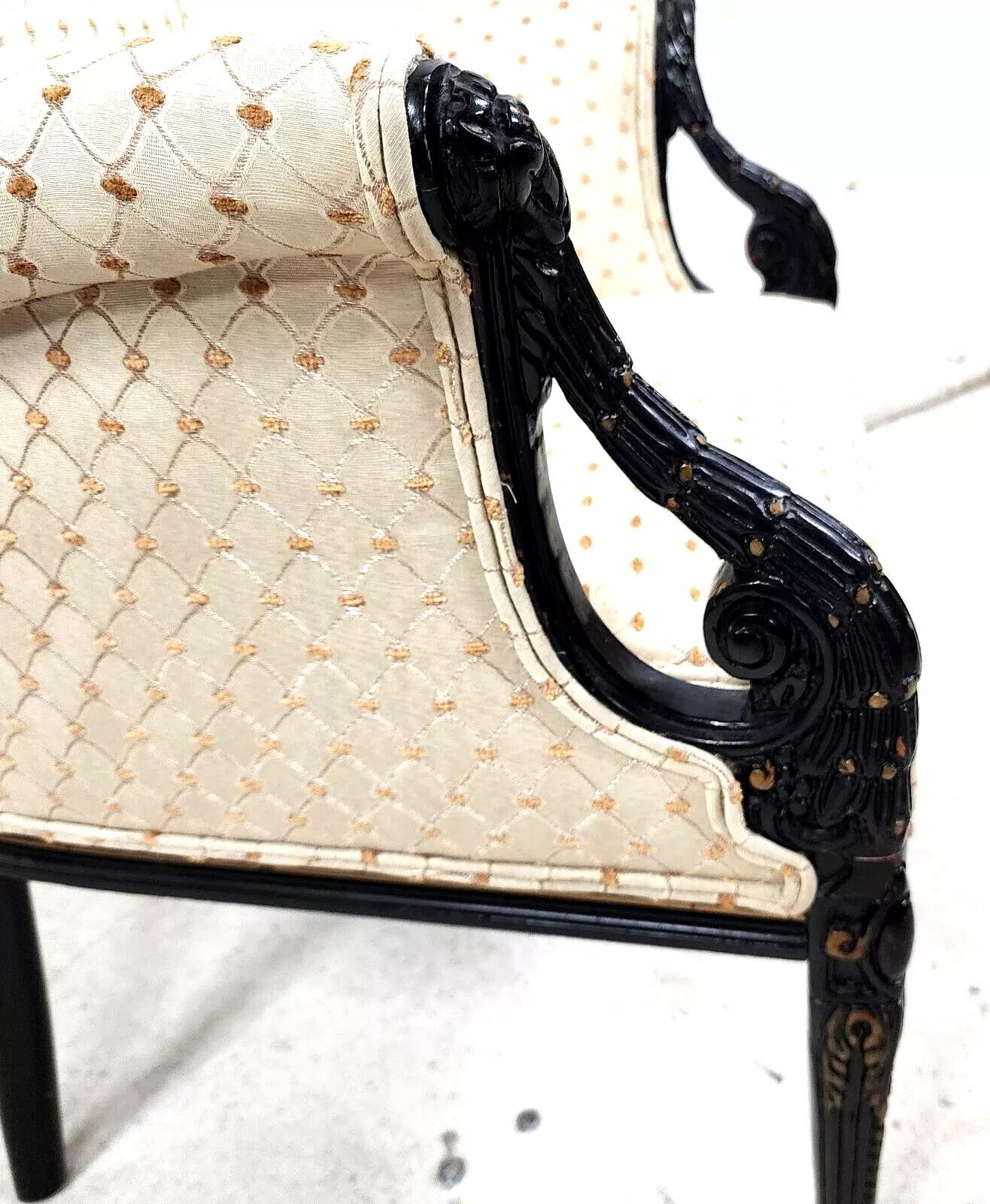 20th Century Grosfeld House French Wingback Armchair For Sale