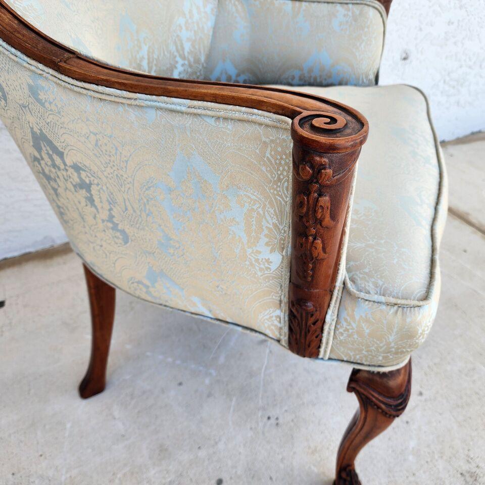 Grosfeld House French Wingback Armchair For Sale 2