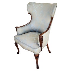 Wood Wingback Chairs