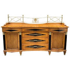 Grosfeld House Hollywood Regency Empire Credenza Buffet Server