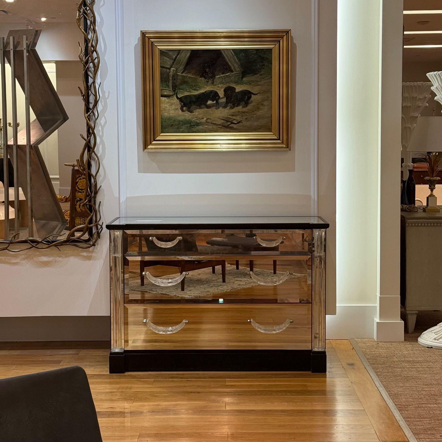 Grosfeld House, Hollywood Regency, verspiegelte Schränke „Glassics“, USA, 1930er Jahre im Angebot 6