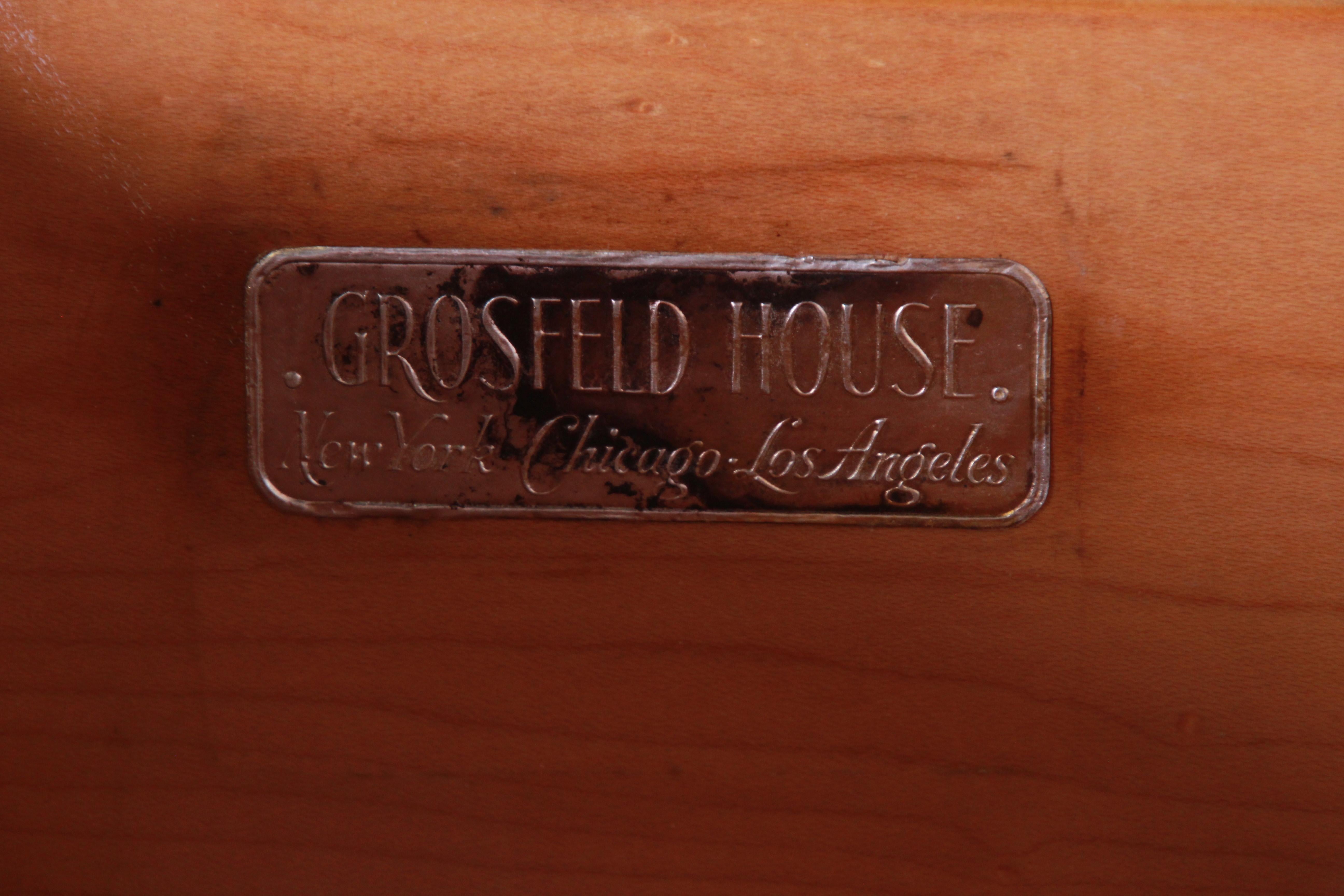 Grosfeld House Hollywood Regency White Lacquered Highboy Dresser, Newly Restored 7