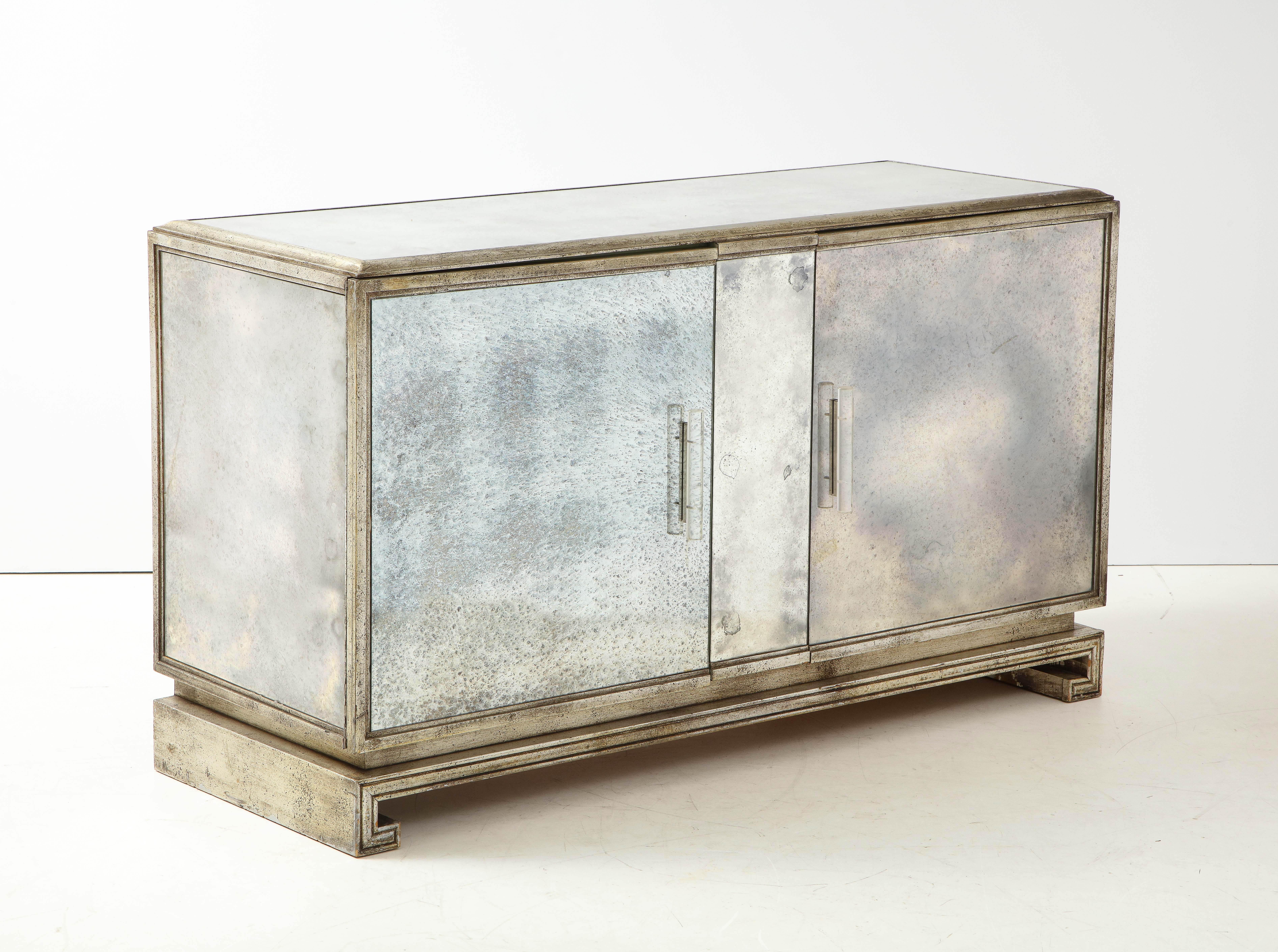 Mid-20th Century Vintage  Mirrored Sideboard / Credenza By Grrosfield House For Sale
