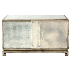 Vintage  Mirrored Sideboard / Credenza By Grrosfield House