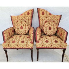 Grosfeld House Newly Upholstered Armchairs - Set of 2