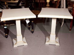 Square Grosfeld House Painted End / Side Table, American, Paint, Gilt, 1950s