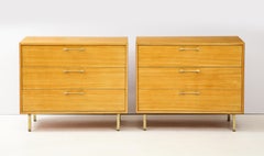 Grosfeld House Primavera Wood 3-Drawer Modern Dressers