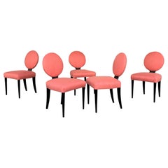 Grosfeld House Round Back Chairs, 1940s
