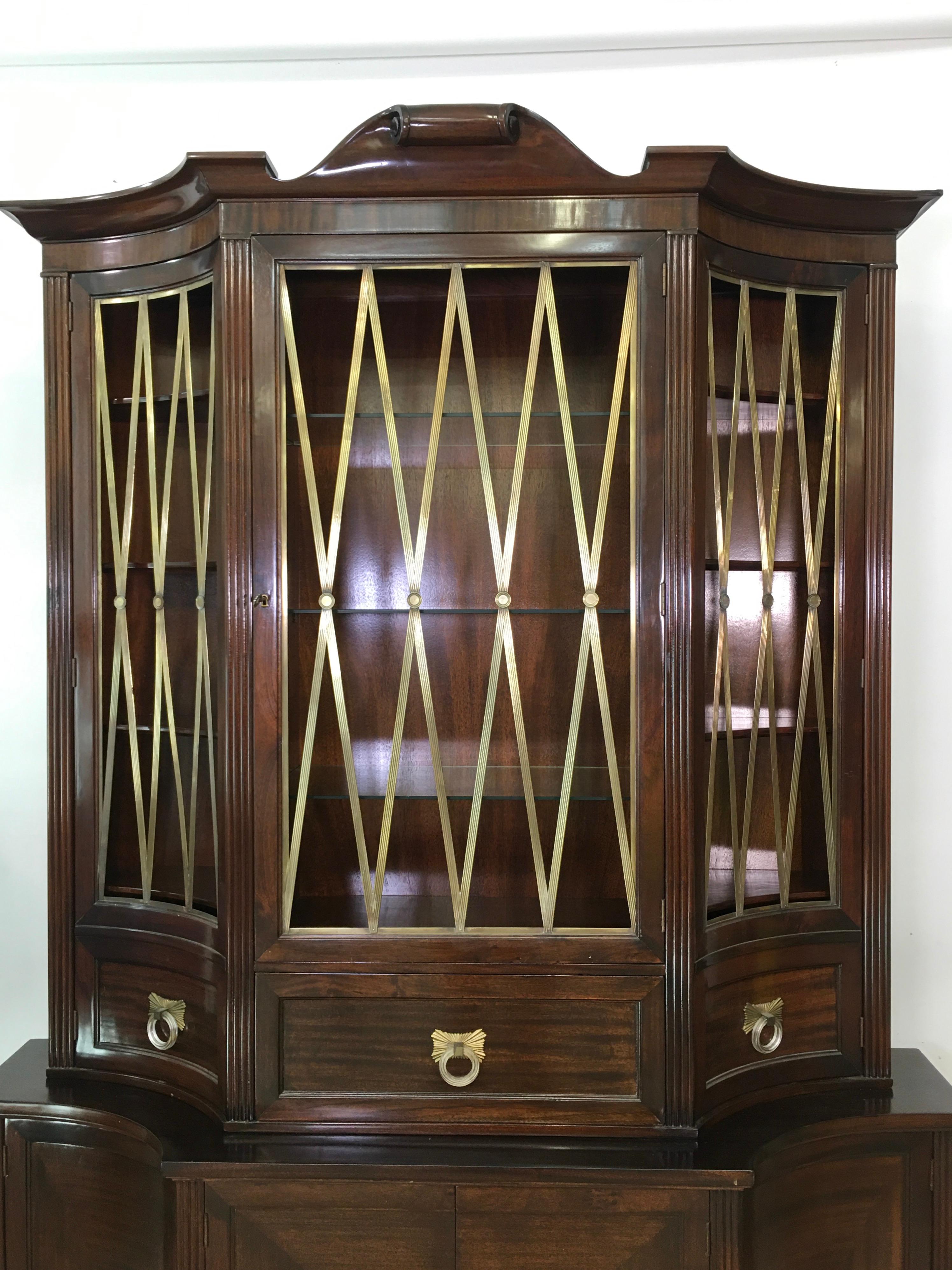 Grosfeld House Secretary Bookcase by Lorin Jackson In Good Condition For Sale In Hanover, MA