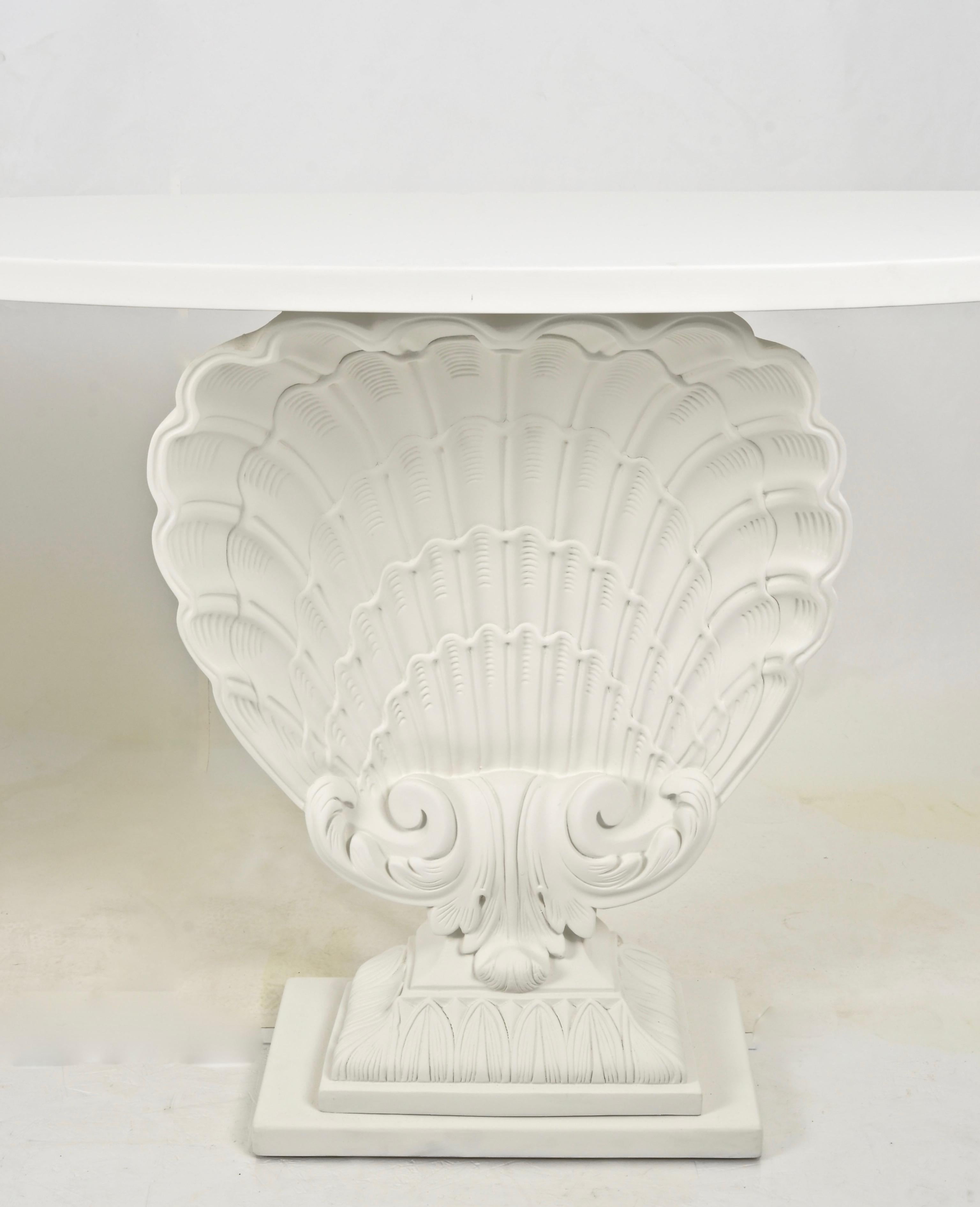 American Grosfeld House Shell Console Pair, USA, 1950s