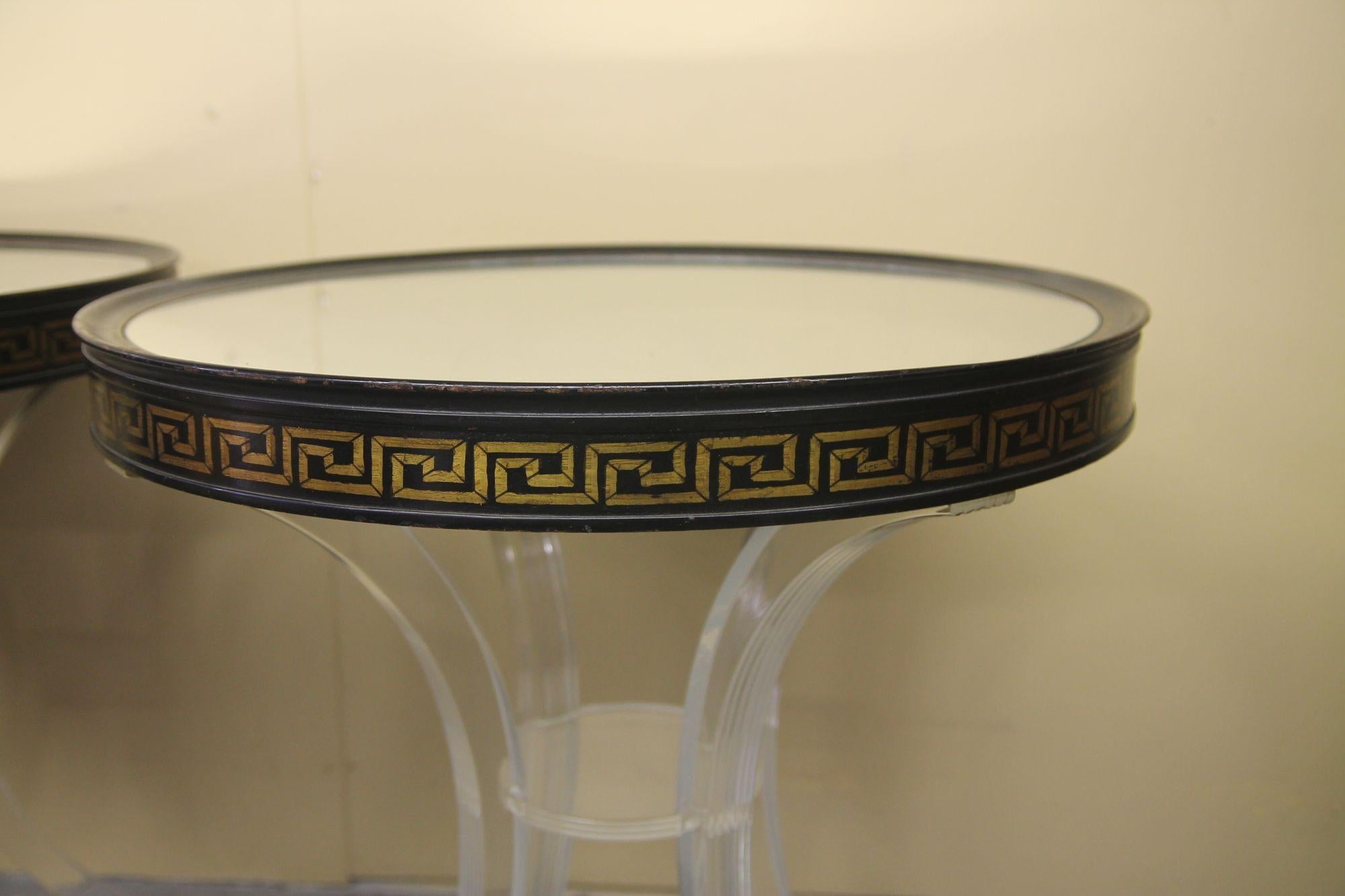 Grosfeld House Side Tables from the 1930's In Good Condition For Sale In Asbury Park, NJ