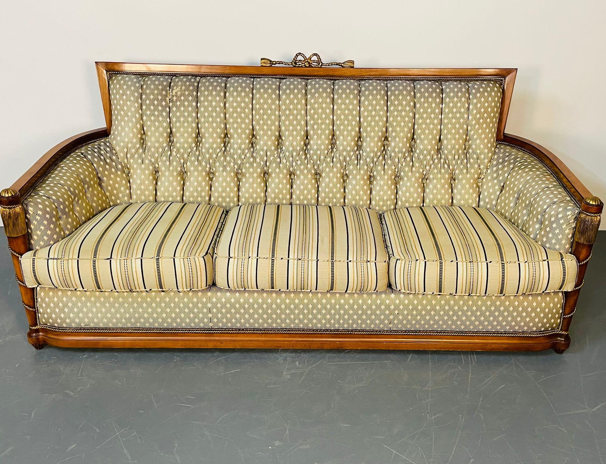 American Grosfeld House Sofa, Mid-Century Modern, Part of Livingroom, Scalamandre Fabric