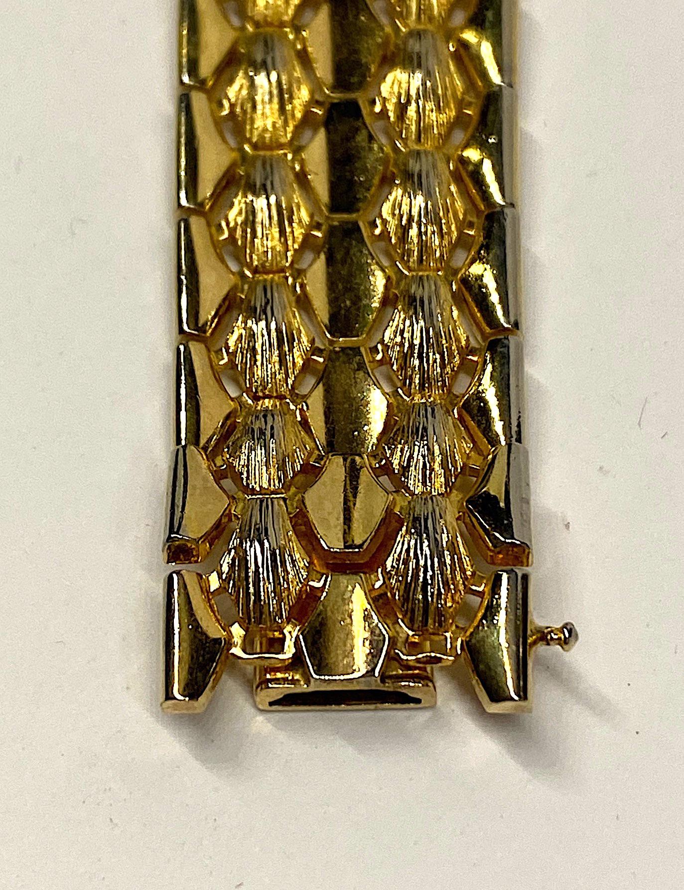 Grosse Germany Gold Link Bracelet from 1958 3