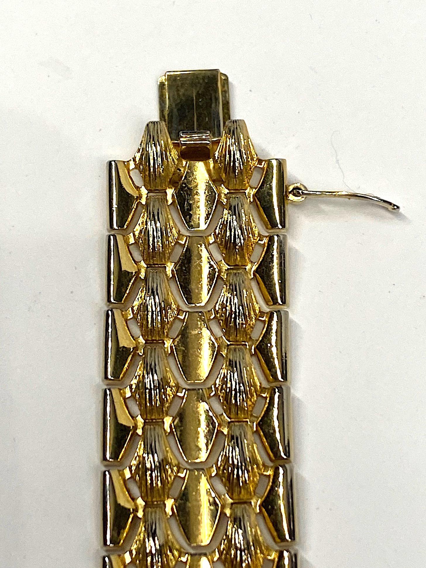 Grosse Germany Gold Link Bracelet from 1958 4