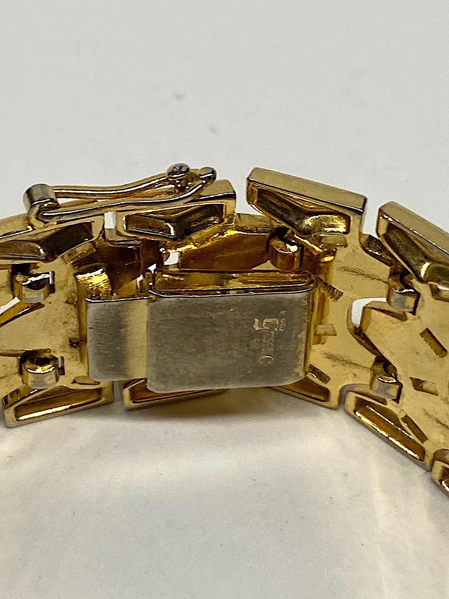 Grosse Germany Gold Link Bracelet from 1958 6