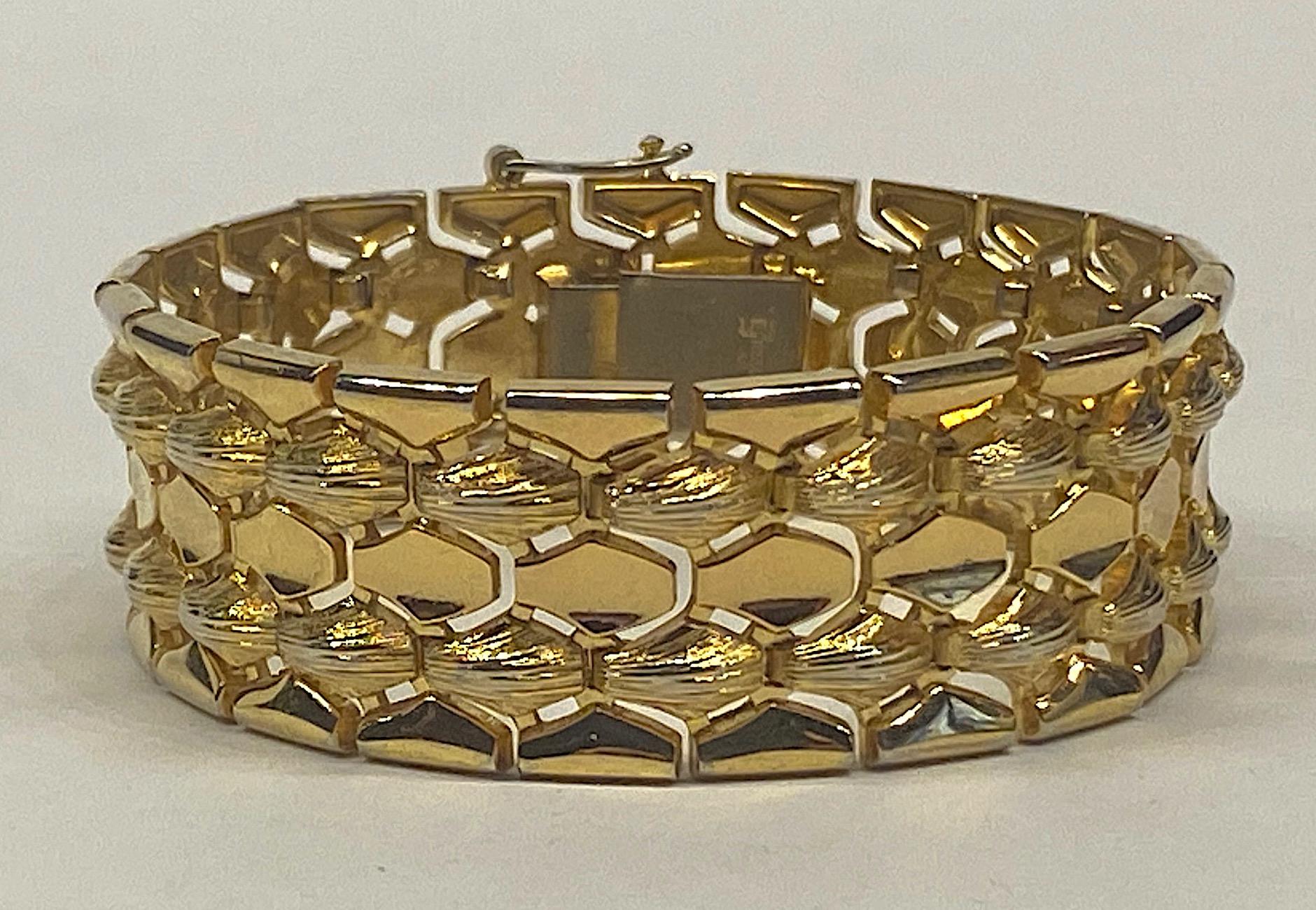 Grosse Germany Gold Link Bracelet from 1958 7