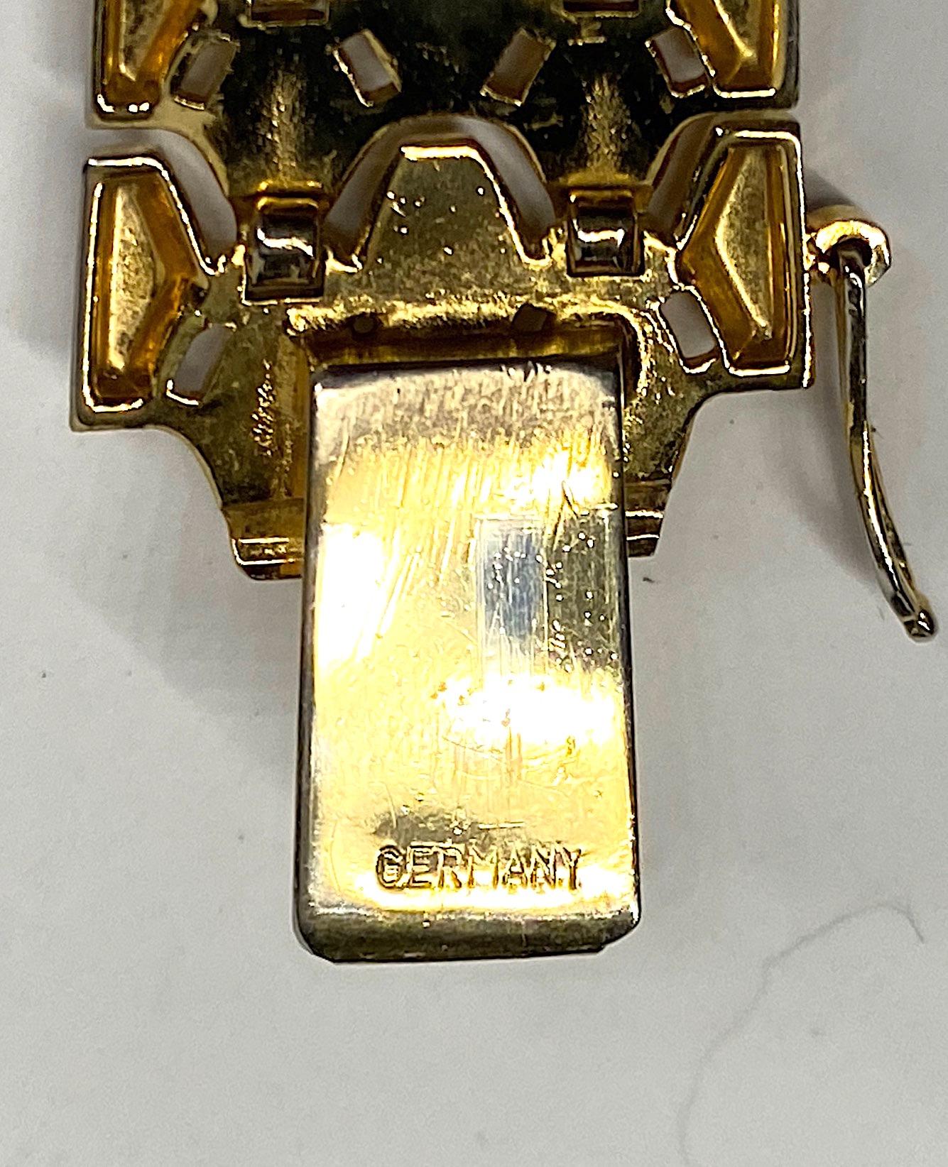 Grosse Germany Gold Link Bracelet from 1958 1
