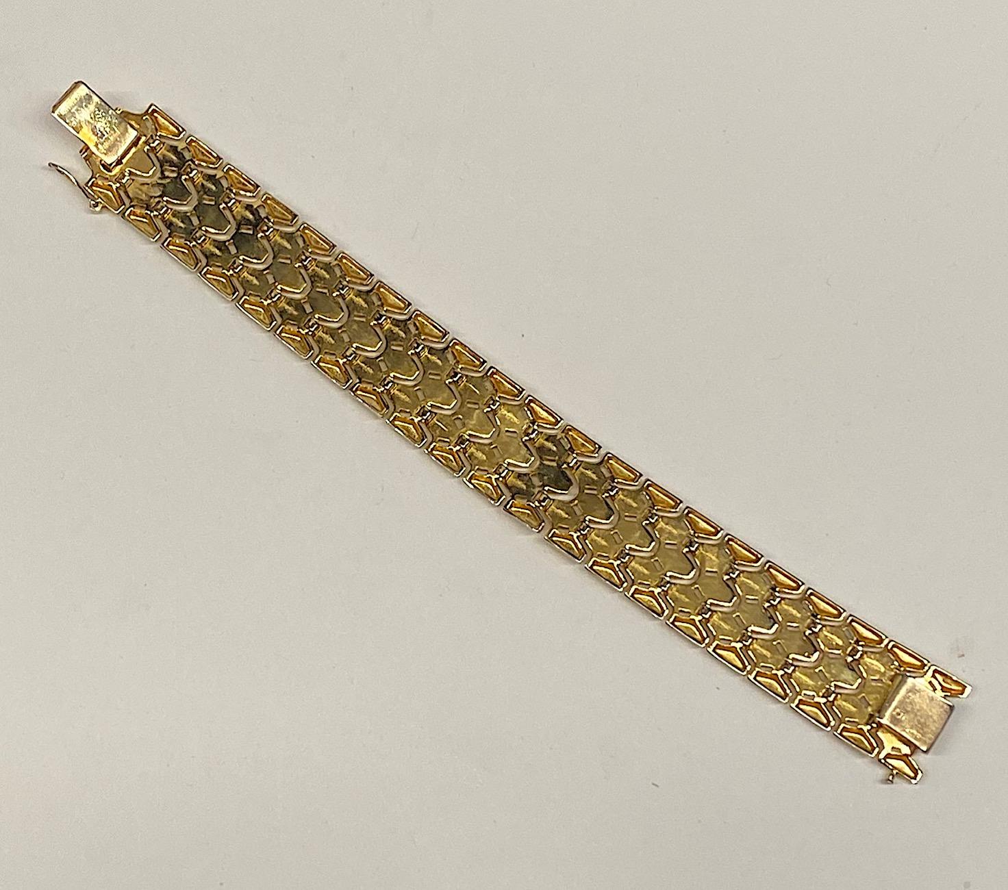 Grosse Germany Gold Link Bracelet from 1958 2