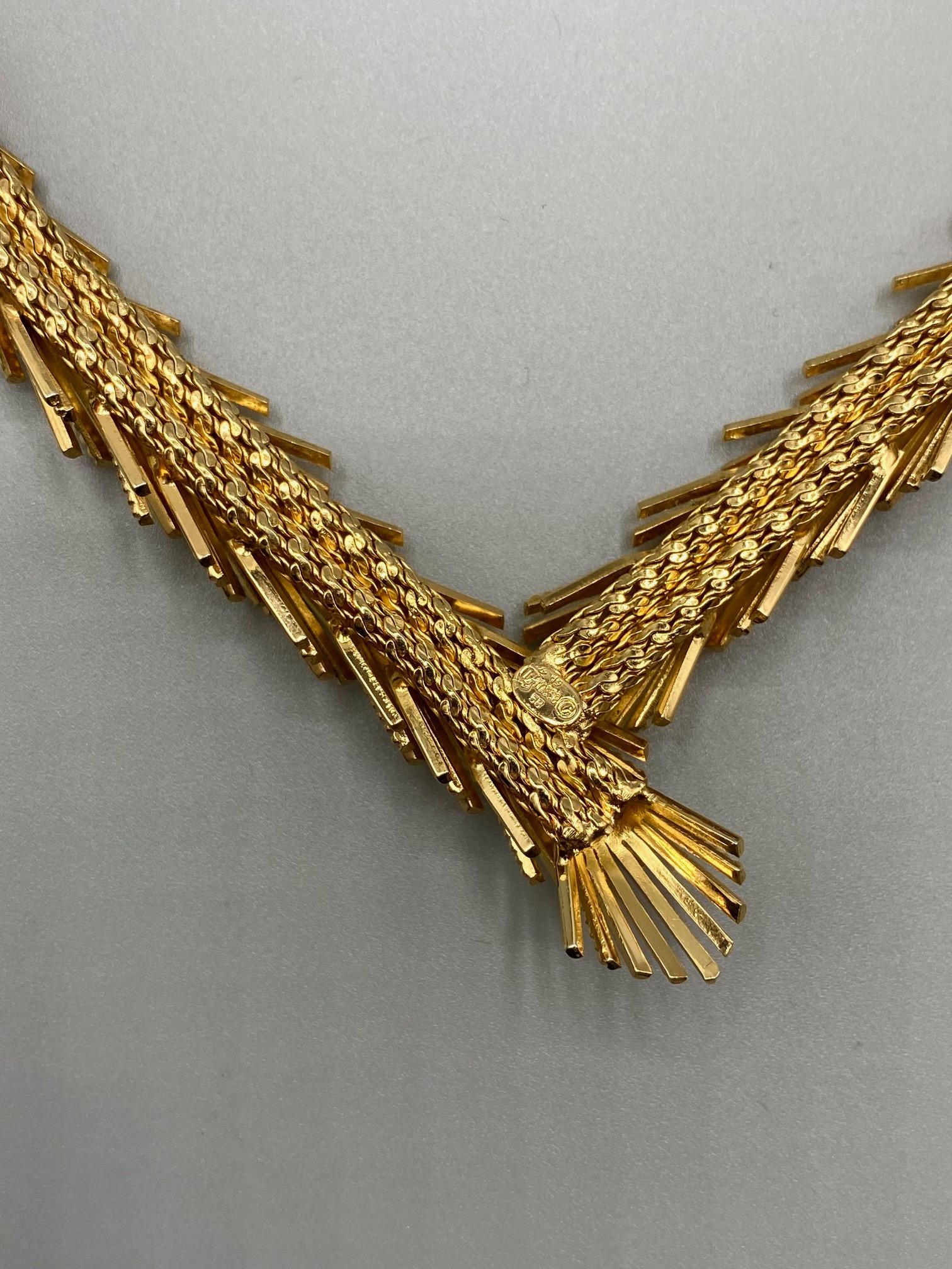 Grosse Germany Gold Necklace from 1958 8