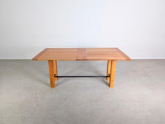 Großer Holz Esstisch Design Buche Tisch Landhaus Industrial