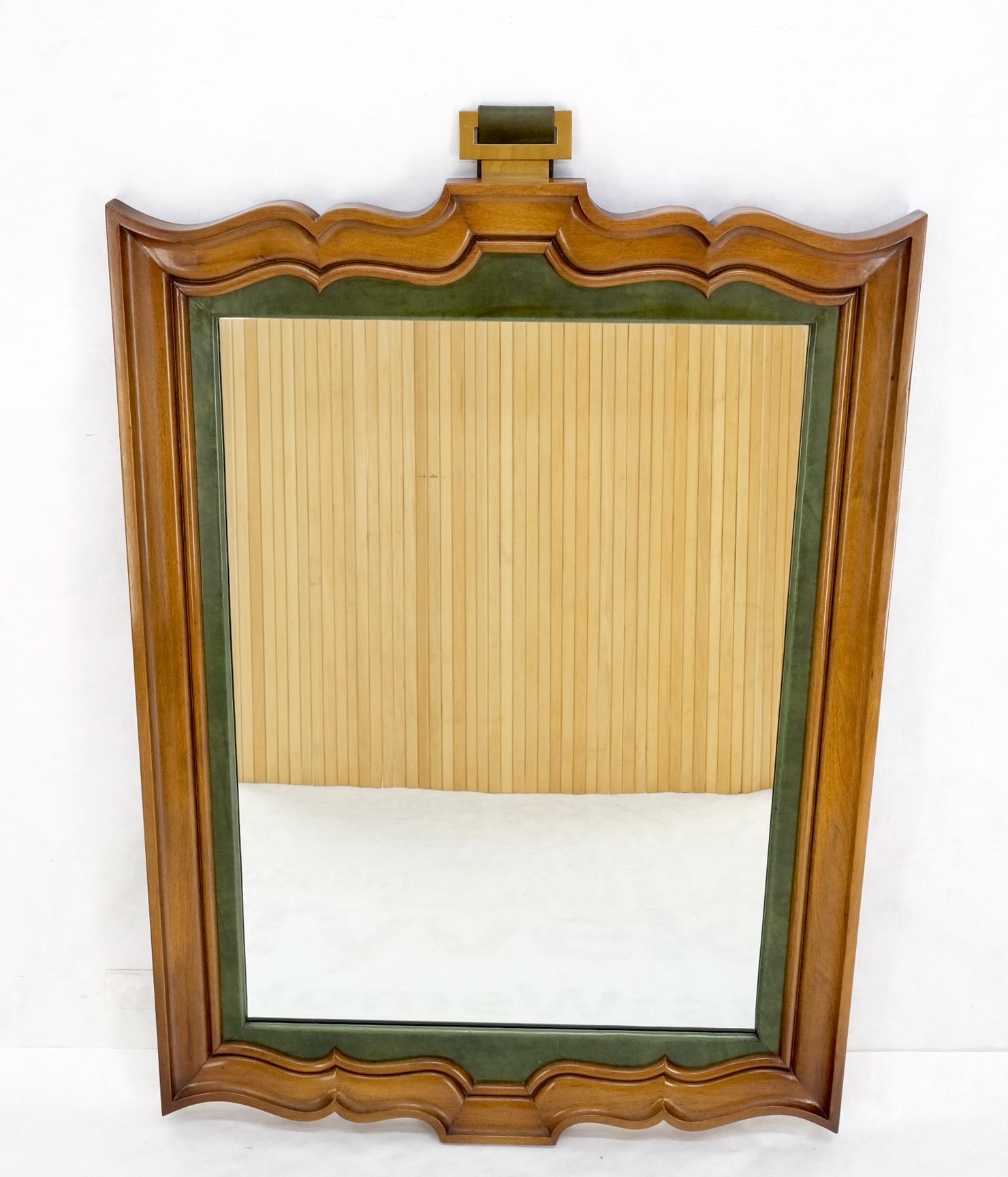 Grossfeld House Figural Carved Frame Wall Mirror For Sale 4