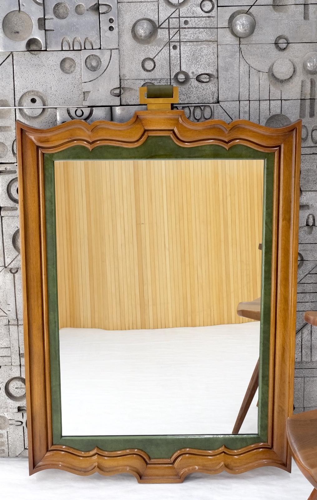 Grossfeld House Figural Carved Frame Wall Mirror For Sale 7