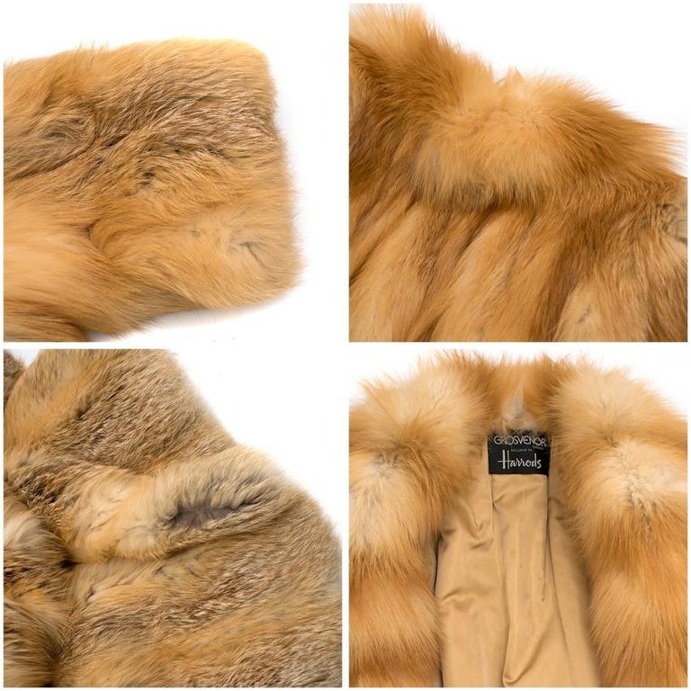 Grosvenor Canada for Harrods Ginger Fur Coat estimated size M at