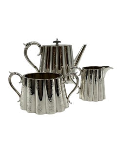 Grosvenor Three-Piece Tea Service by Mytton Rodd, England, Mid-20th Cent