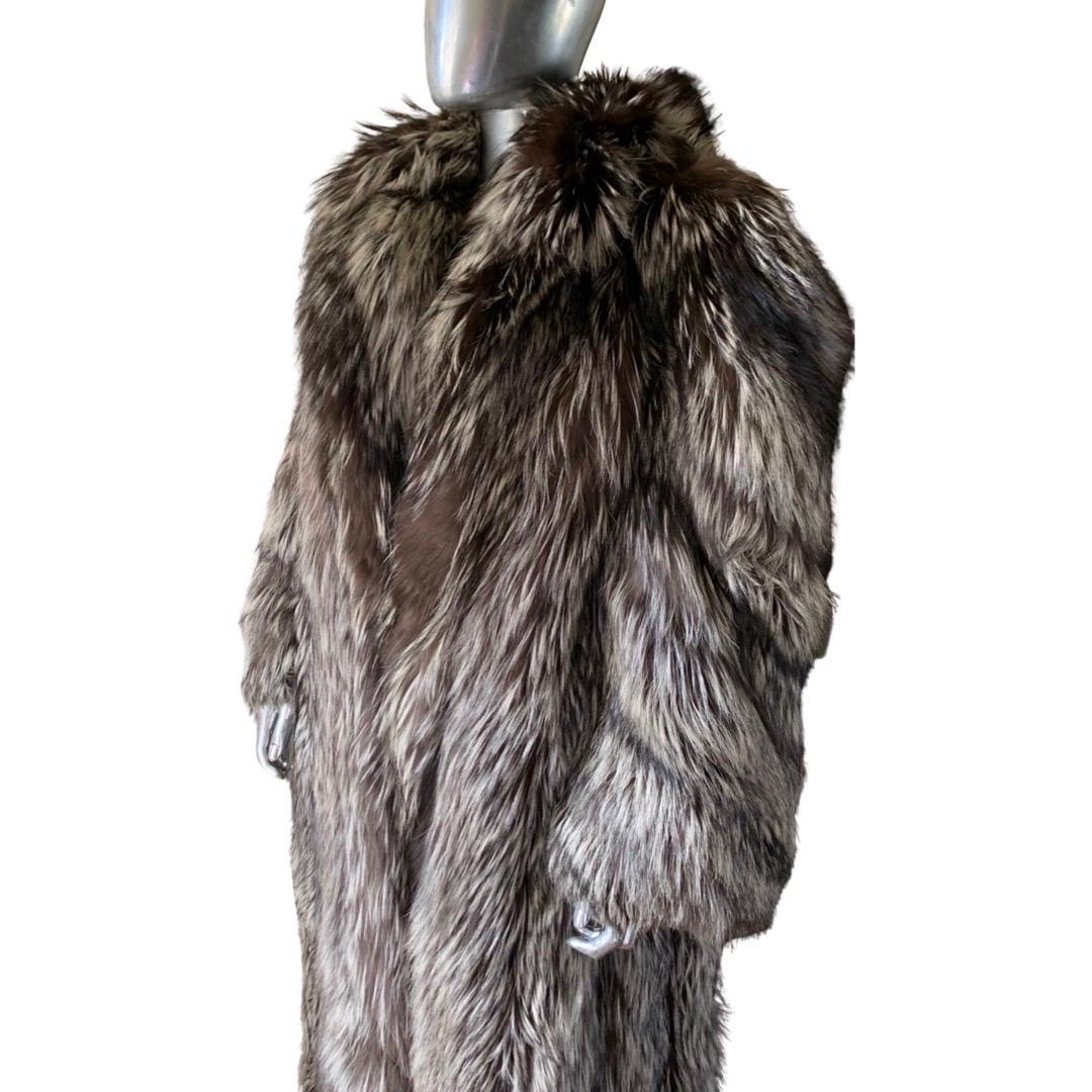 Grosvenor Vintage Brown and Silver Fox Fur Coat, Canada 5