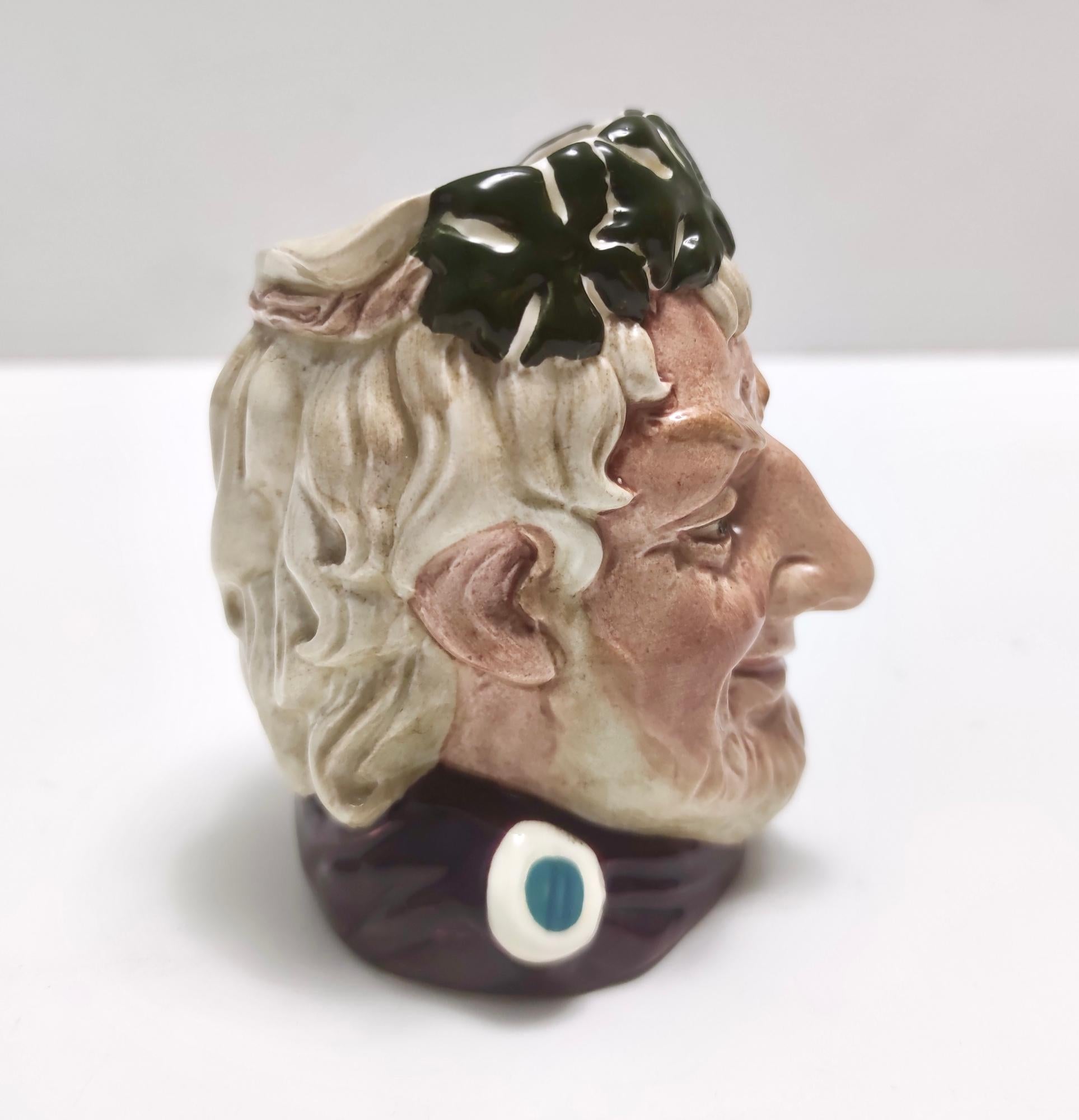 Mid-Century Modern Grotesque Bacchus Ceramic Tankard by Royal Doulton, United Kingdom 1958