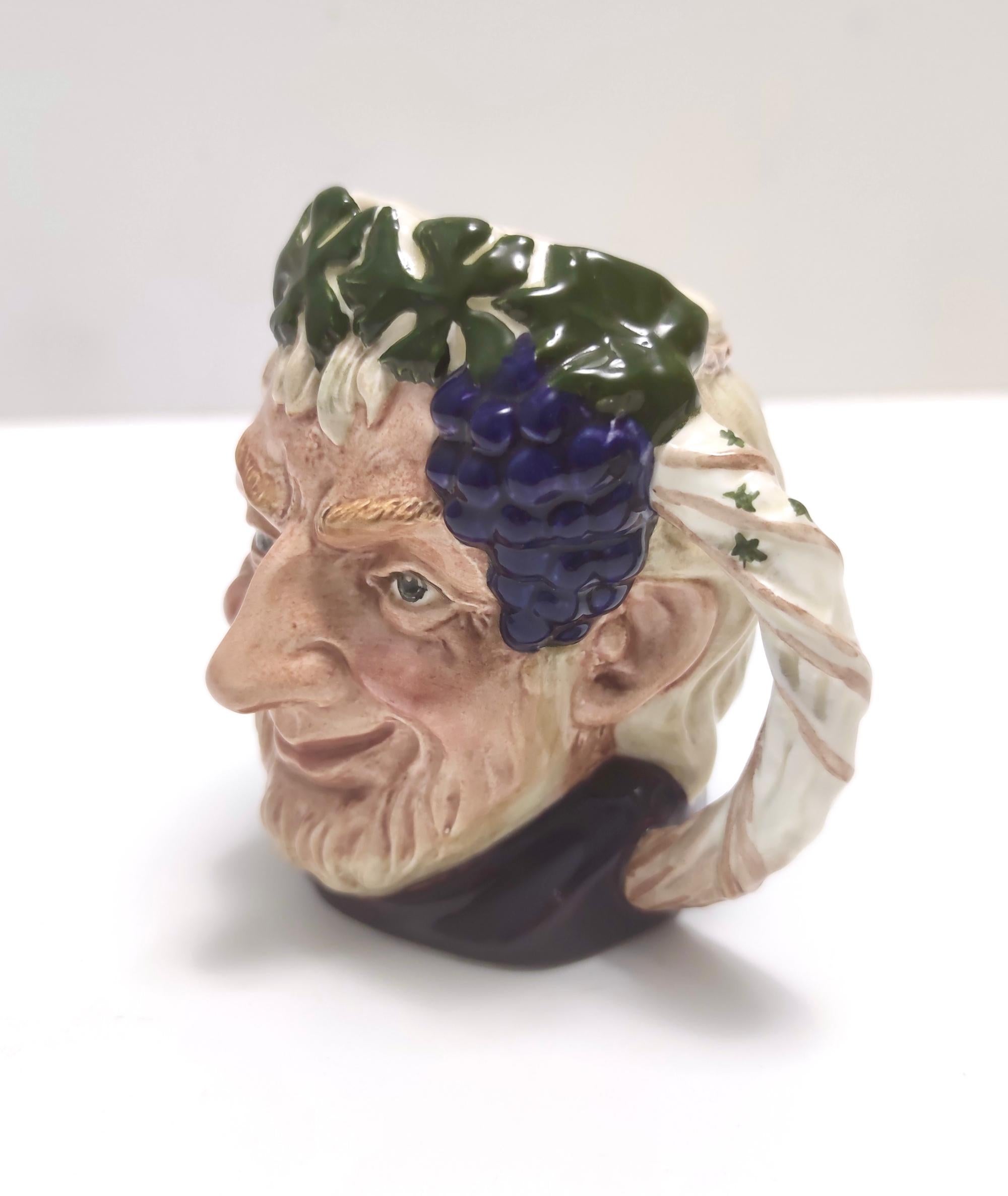 British Grotesque Bacchus Ceramic Tankard by Royal Doulton, United Kingdom 1958