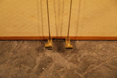 Grotrian Steinweg Model 110 Upright Piano Mid Century Modern Walnut Fabric Panel