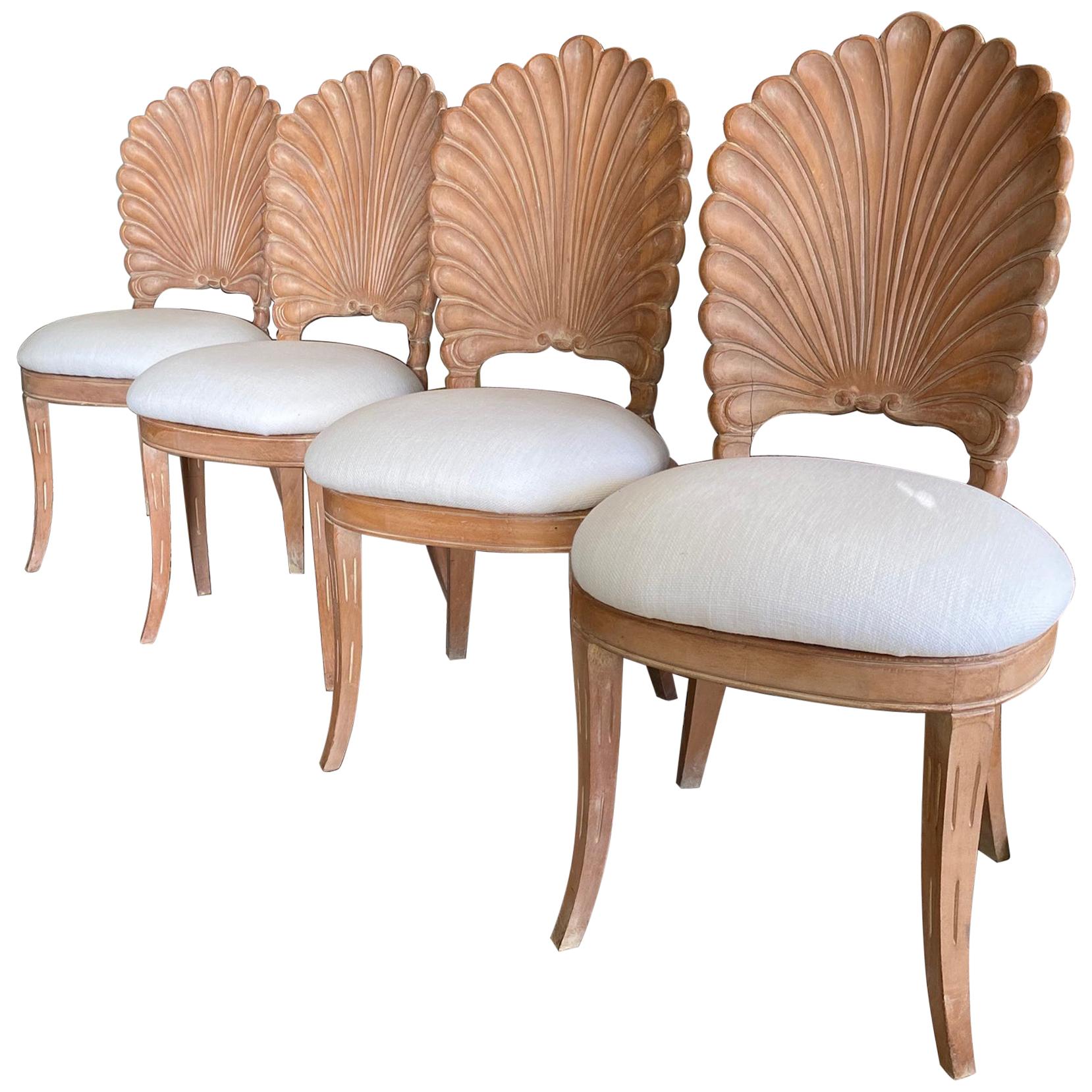 Grotto Shell Back Dining Chairs set of Four